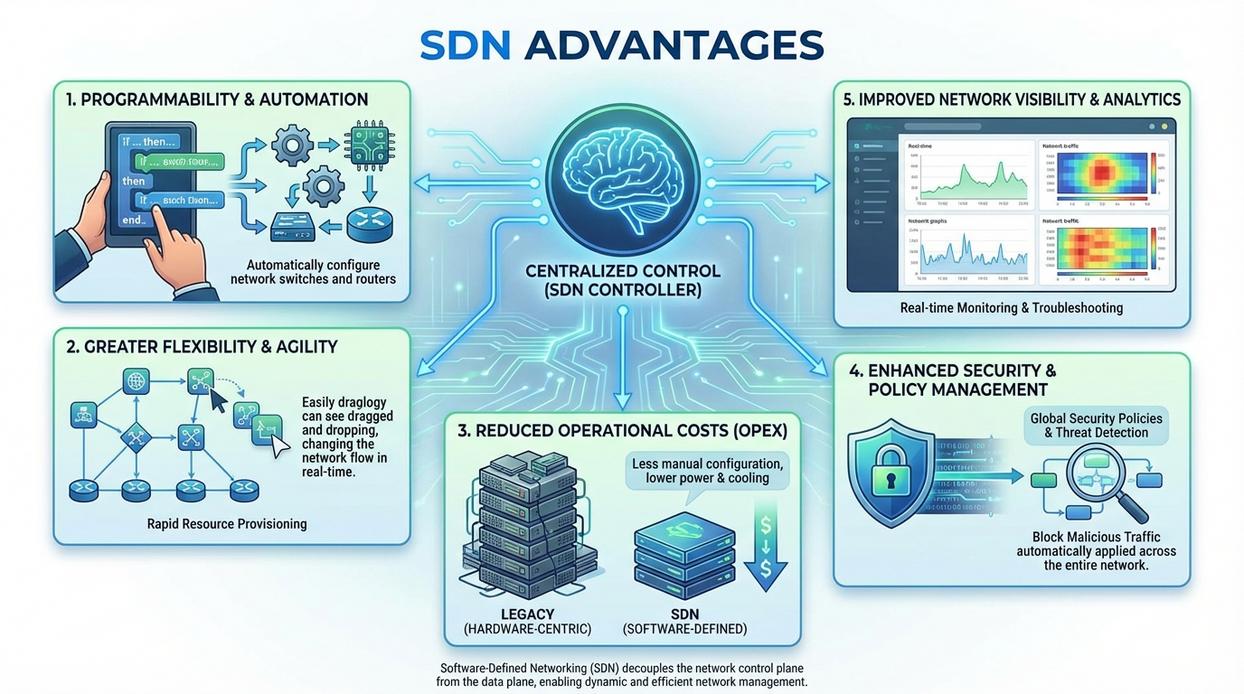 sdn advantages